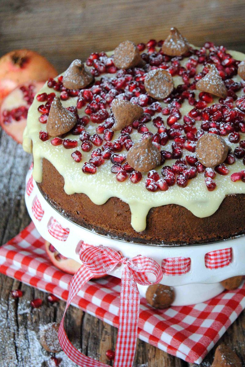 Truflowy sernik z granatem