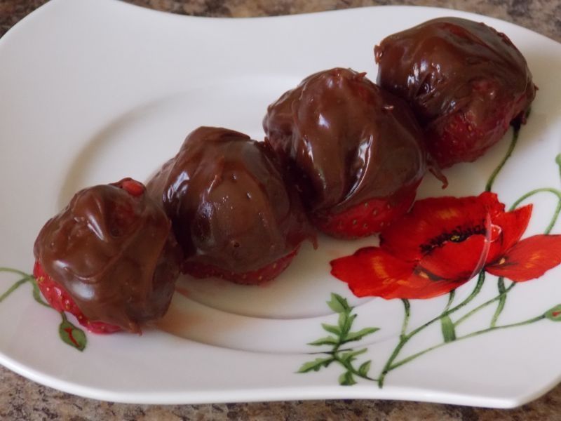 Truskawki w czekoladzie Truskawki w czekoladzie