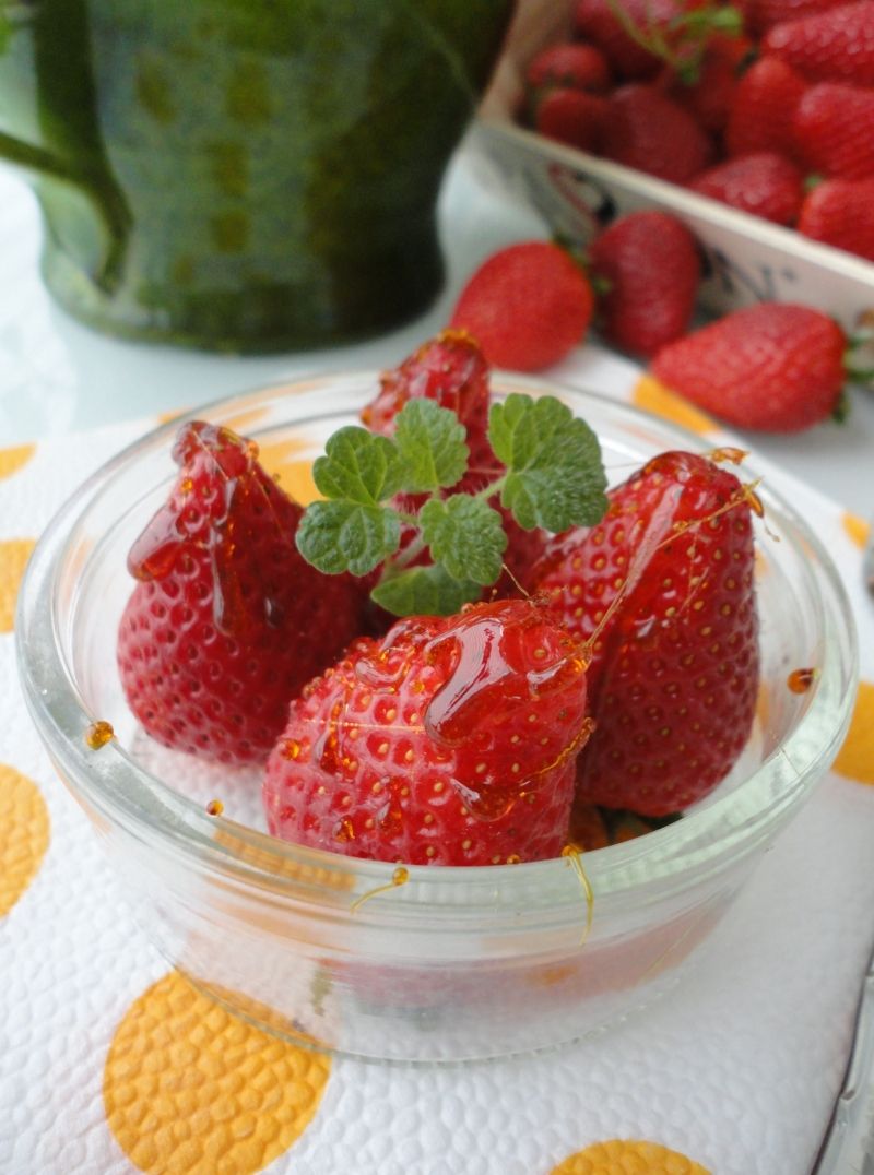 Truskawki w karmelu Truskawki w karmelu