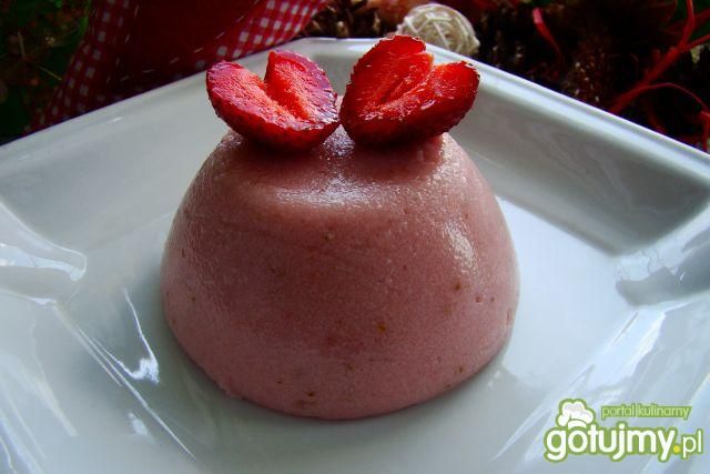 Truskawkowa kaszka manna-dla dzieci 