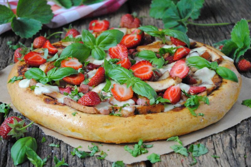 Truskawkowa pizza