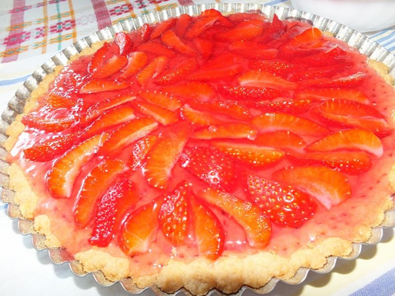 Truskawkowa tarta Truskawkowa tarta