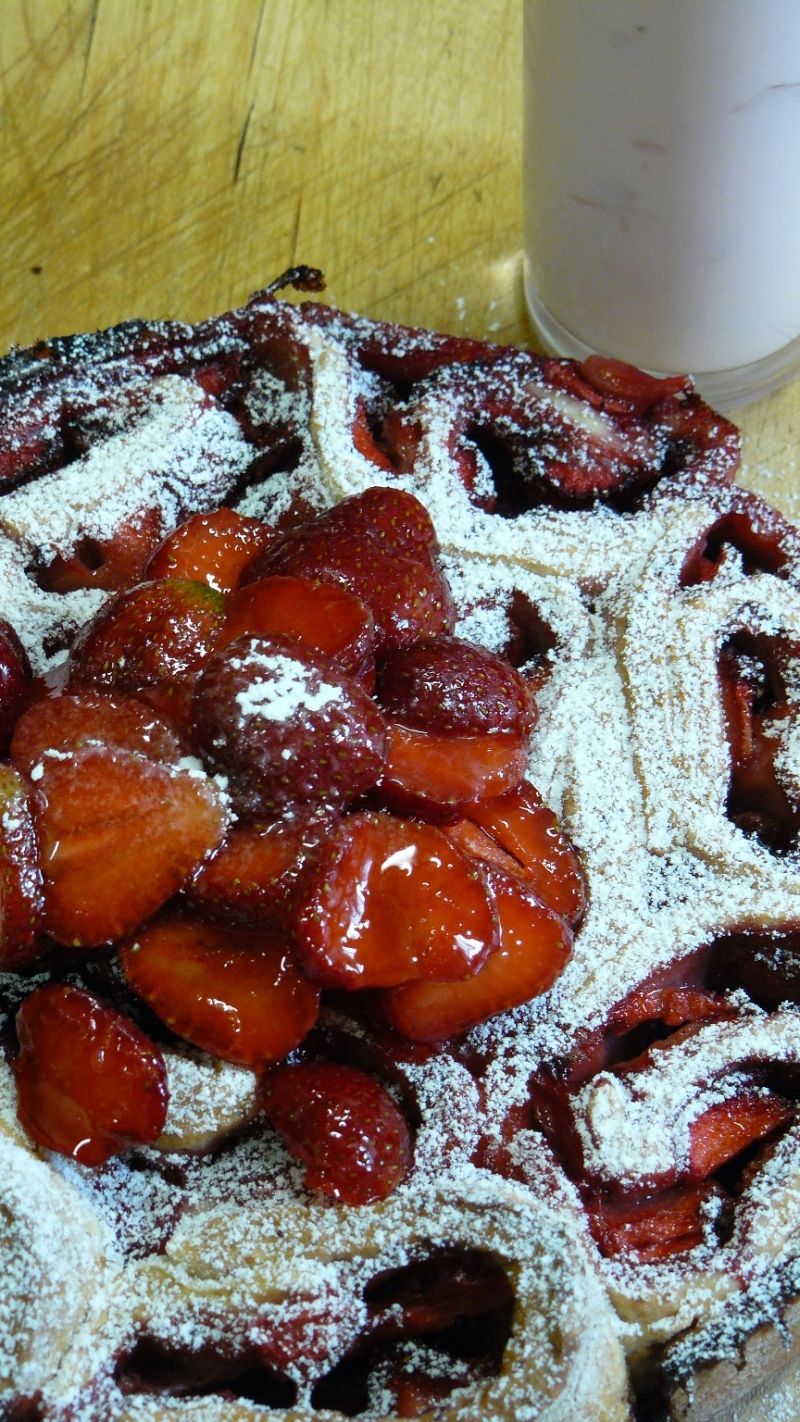 Truskawkowe ciasto na maślance Truskawkowe ciasto na maślance