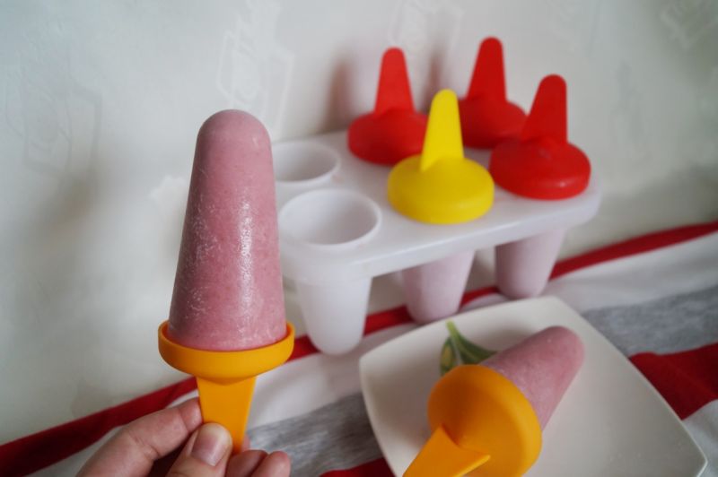 Truskawkowe lody sernikowe na żółtkach Truskawkowe lody sernikowe na żółtkach