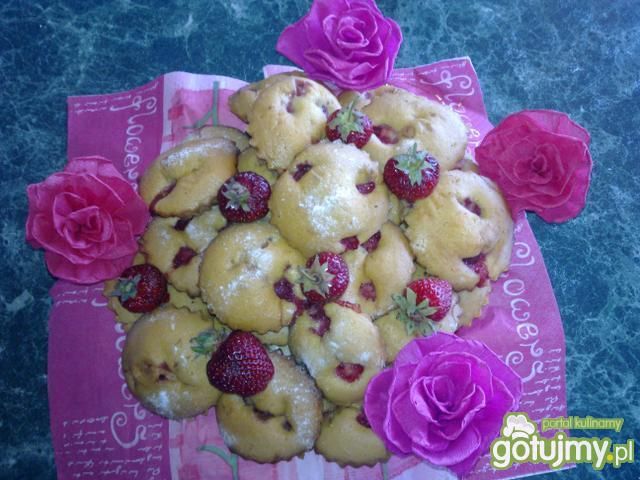 Truskawkowe muffinki