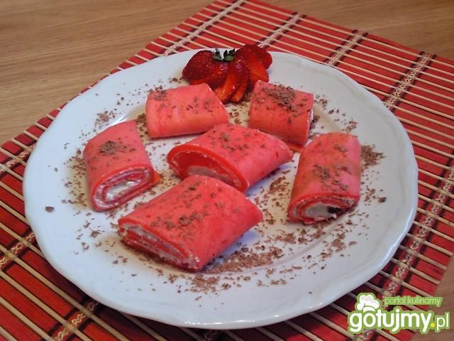 Truskawkowe naleśniczki Truskawkowe naleśniczki