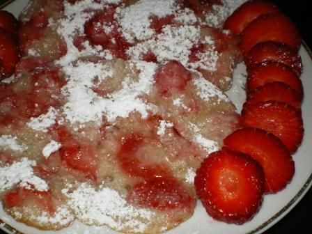 Truskawkowe pancakes Truskawkowe pancakes