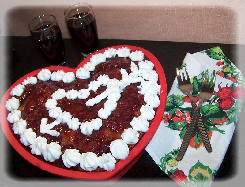 Truskawkowe serce na Walentynki