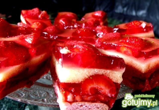 Truskawkowe szaleństwo na herbatnikach Truskawkowe szaleństwo na herbatnikach