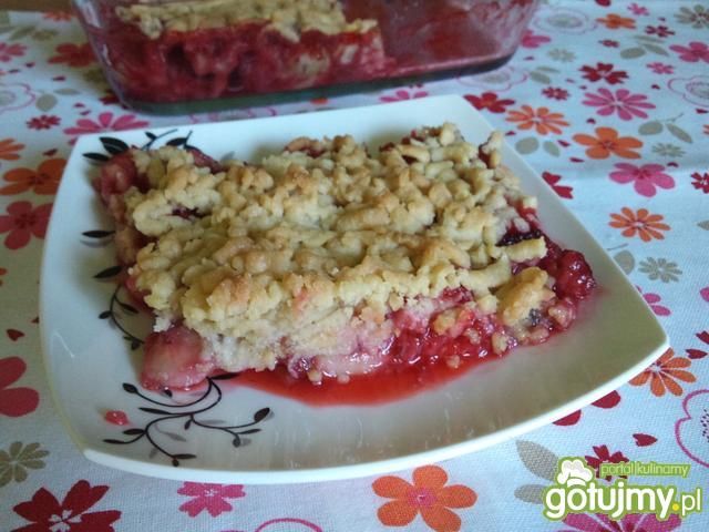Truskawkowo-bananowe crumble Truskawkowo-bananowe crumble