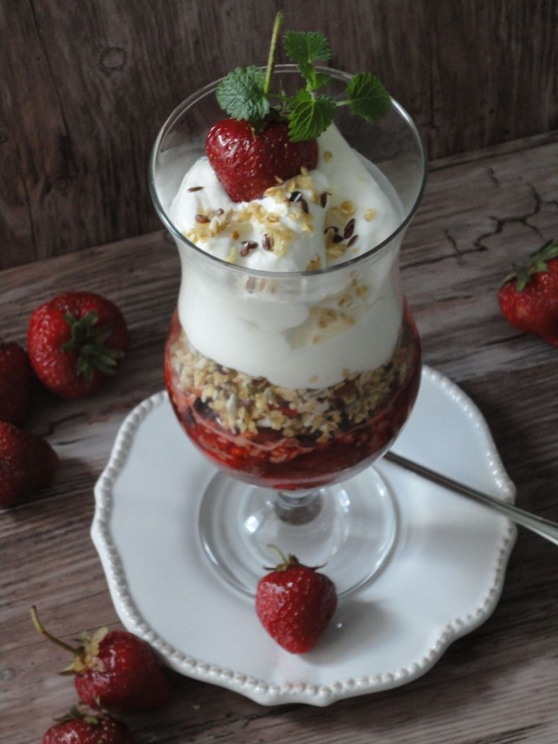 Truskawkowy cranachan Truskawkowy cranachan