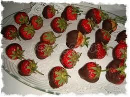 Truskwaki w czekoladzie Truskwaki w czekoladzie