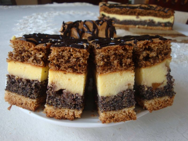 Trzy-smakowe ciasto popisowe