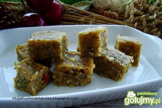 Turecka chałwa  sezamowo-makowa Turecka chałwa  sezamowo-makowa