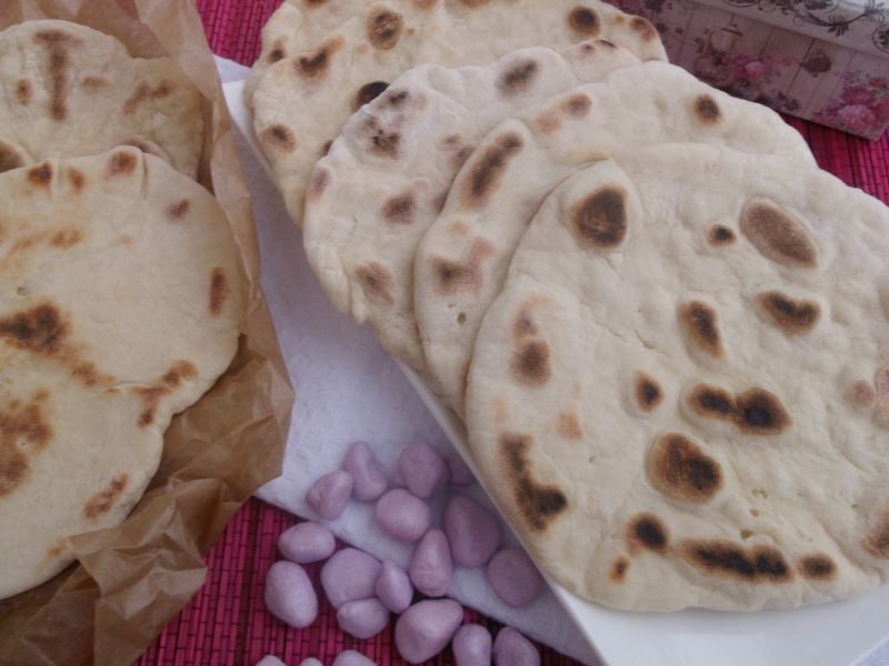 Tureckie chlebki pita