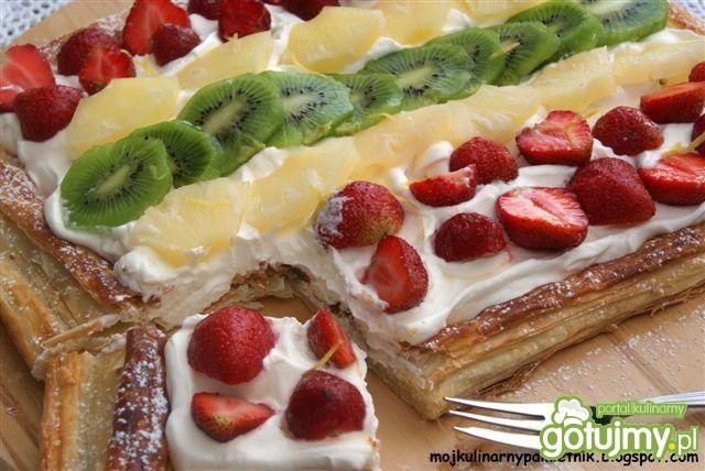 Tutti frutti - ciasto z owocami