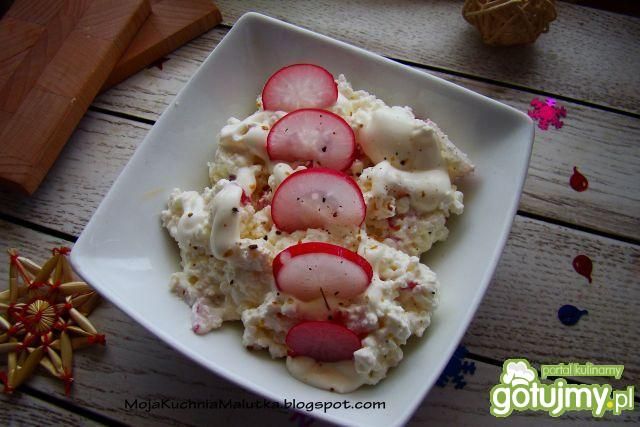 Twarożek czosnkowo-rzodkiewkowy 