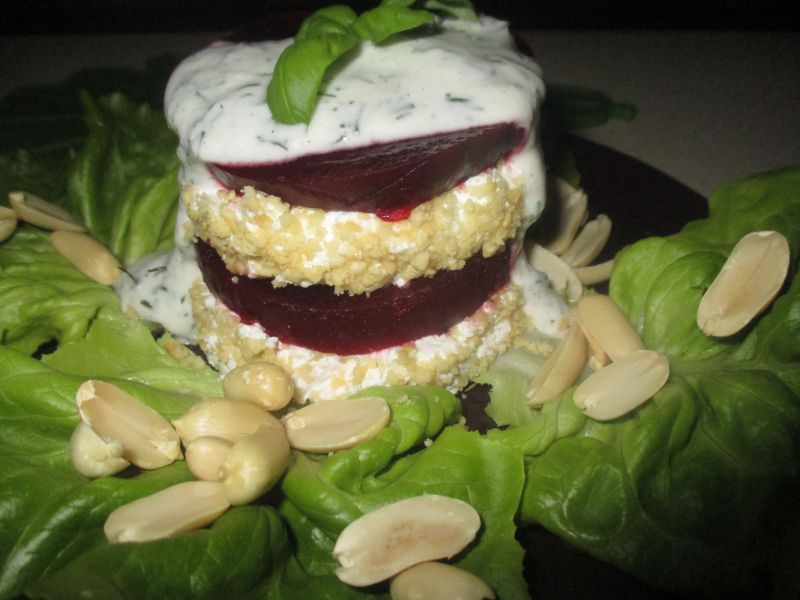 Twarożek z buraczkiem