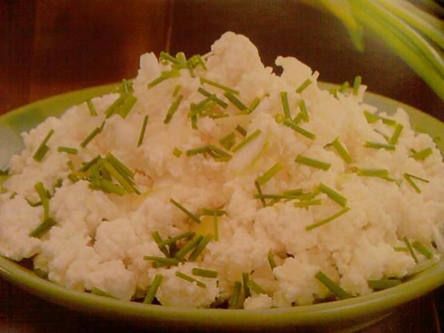 Twarożek z olejem lnianym