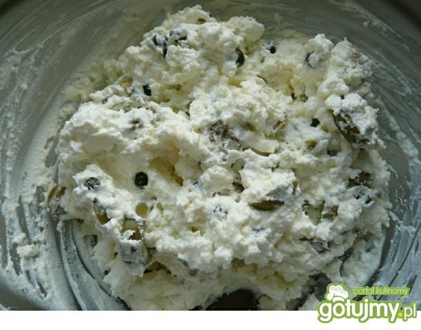 Twarożek z oliwką i z zielonym pieprzem Twarożek z oliwką i z zielonym pieprzem