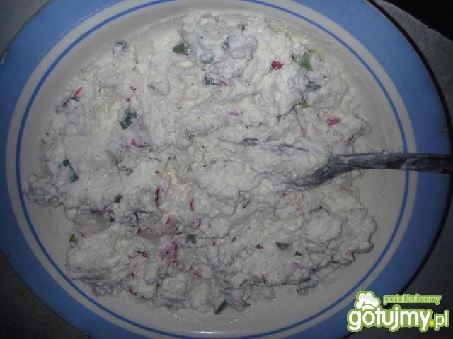 Twarożek z rzodkiewką i szczypiorkiem