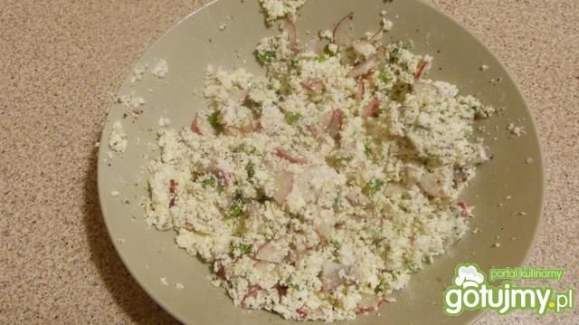 Twarożek z rzodkiewką i zieloną cebulką