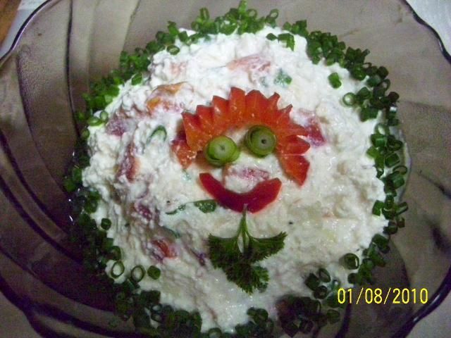 Twarożek z warzywami