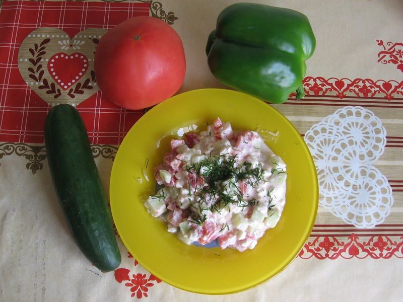 Twarożek z warzywami Twarożek z warzywami