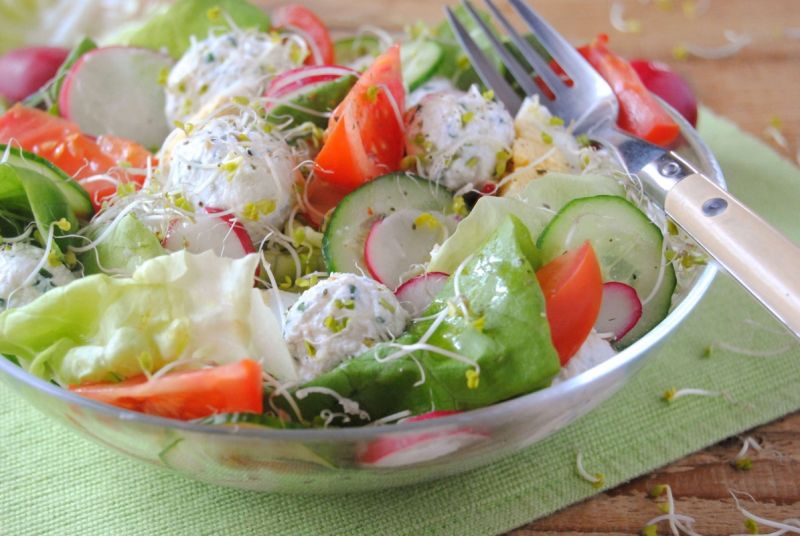 Twarożkowa sałatka