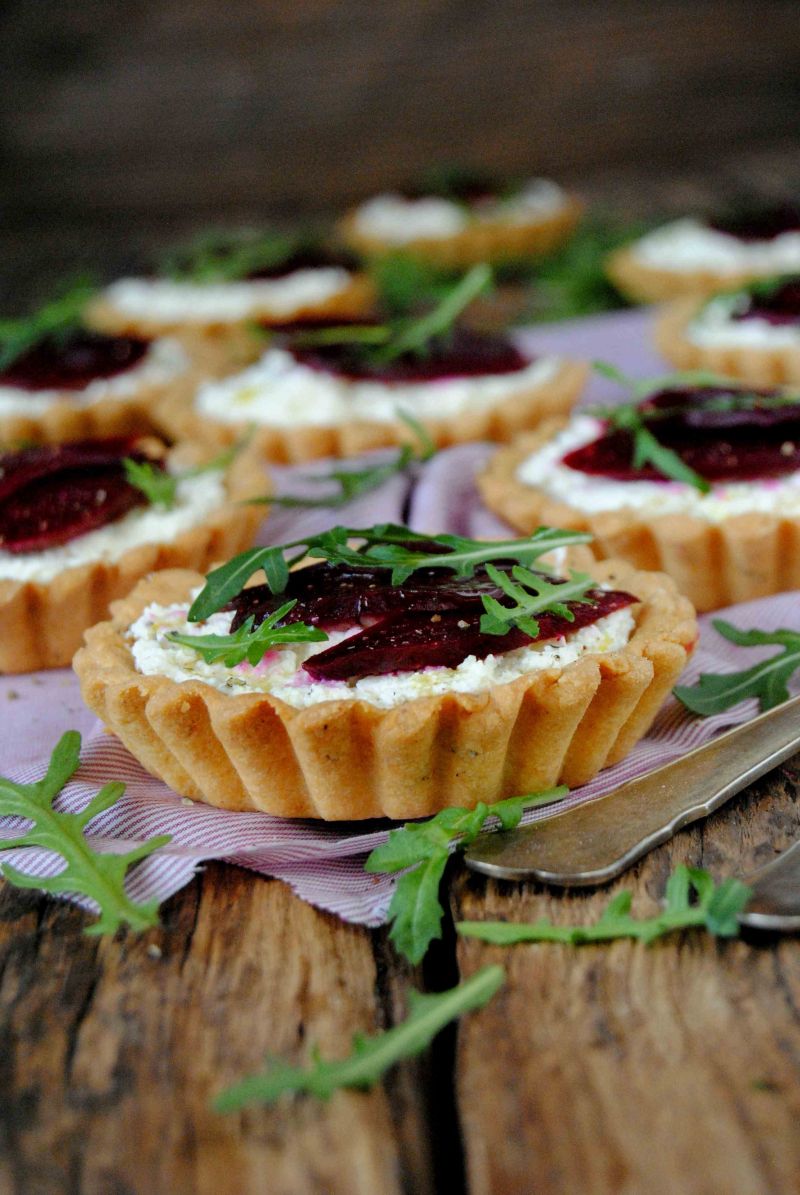 Twarożkowo- buraczkowe tartaletki