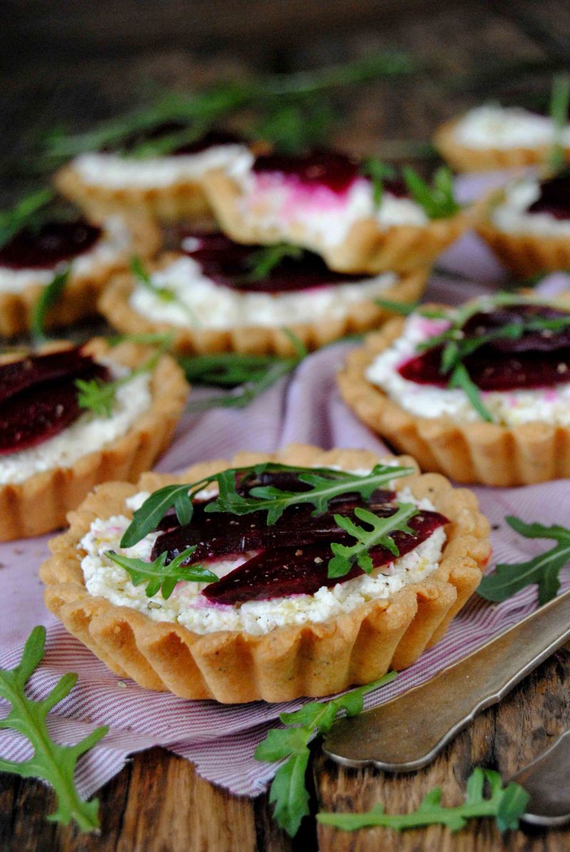 Twarożkowo- buraczkowe tartaletki