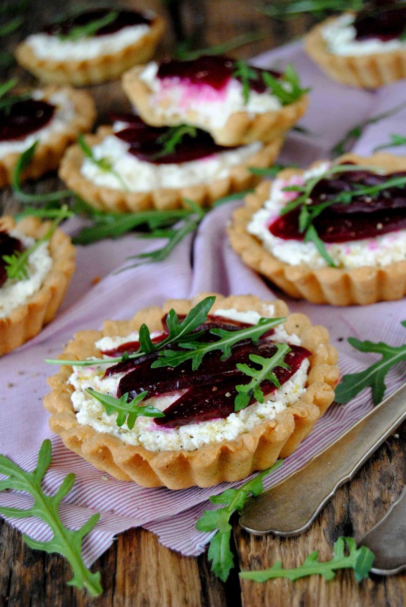 Twarożkowo- buraczkowe tartaletki