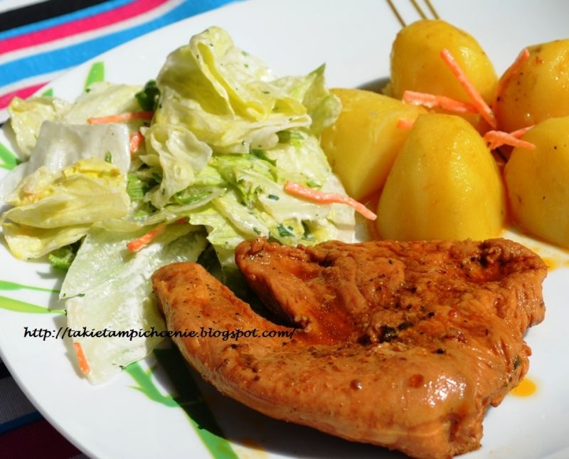 Tymiankowe "sznycle" z indyka  Tymiankowe "sznycle" z indyka