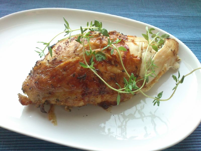 Tymiankowo-cytrynowy kurczak pieczony Tymiankowo-cytrynowy kurczak pieczony