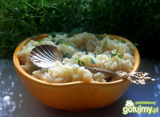 Tymiankowy ryż na bulionie Tymiankowy ryż na bulionie