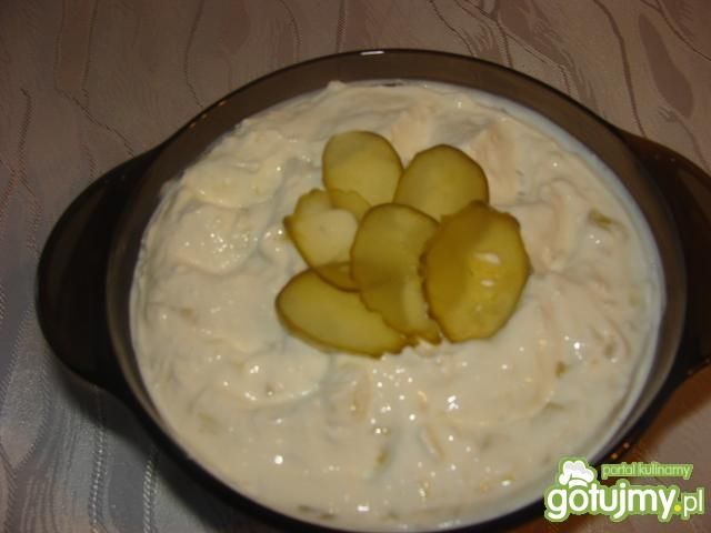 Tzatzyki z kiszonym ogórkiem Tzatzyki z kiszonym ogórkiem