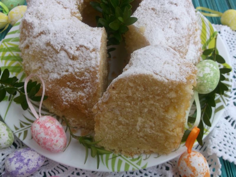 Ucierana babka puszek