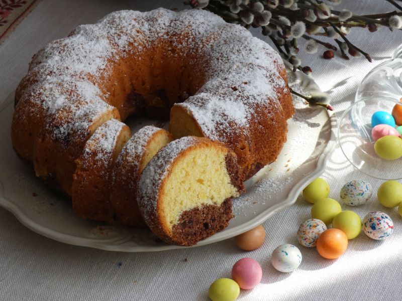 Ucierana babka z kakao  Ucierana babka z kakao