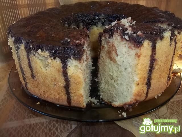 Ucierane ciasto z bananem