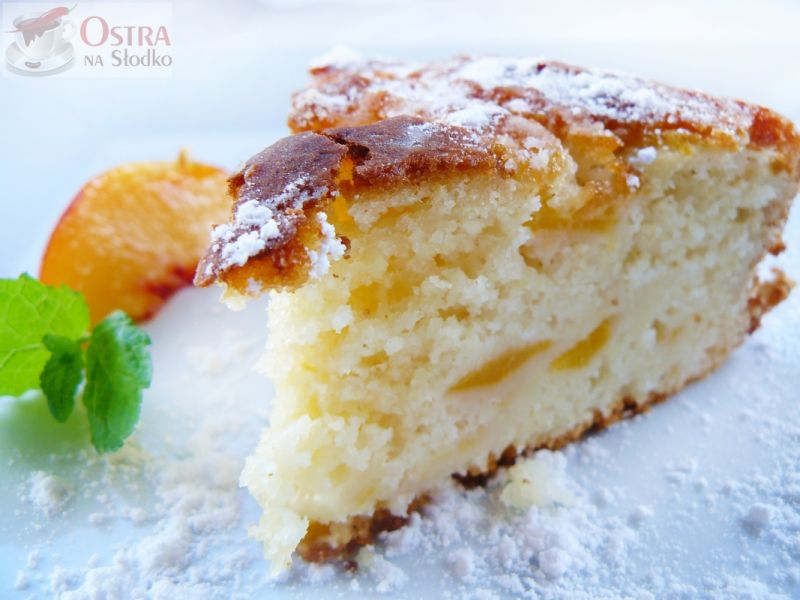 Ucierane na kefirze z brzoskwiniami