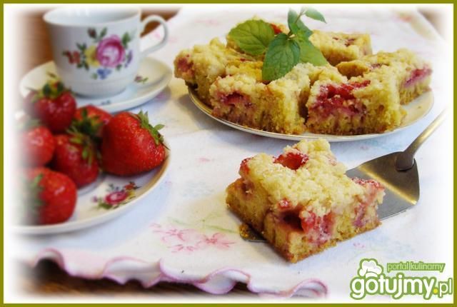 Ucieraniec z truskawkami  Ucieraniec z truskawkami