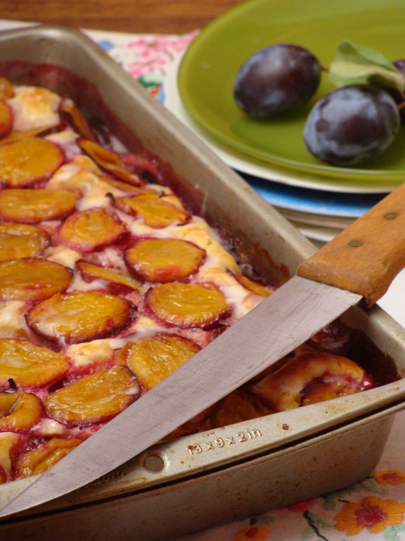 Ucieraniec ze śliwkami Ucieraniec ze śliwkami