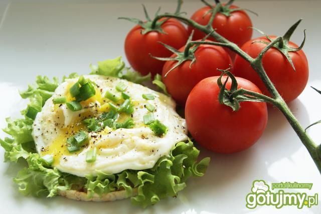 Udany duet-jajko na wafelku