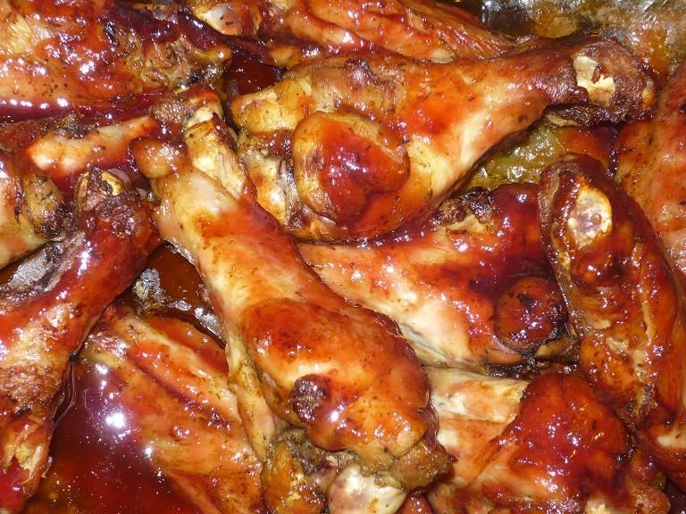 Udka drobiowe z powidłami