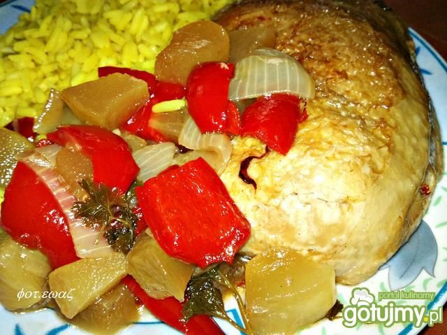 Udka duszone w papryce i cukinii Udka duszone w papryce i cukinii