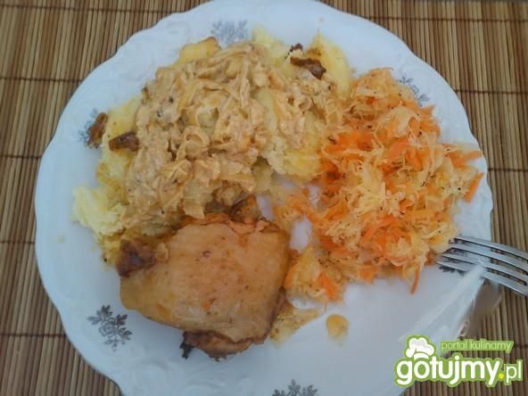 Udka duszone z cebulką  Udka duszone z cebulką