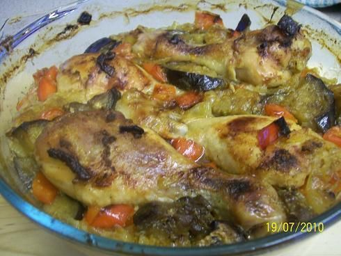 Udka duszone z warzywami. Udka duszone z warzywami.