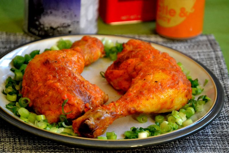 Udka dyniowo -  imbirowe z pikantną curry  Udka dyniowo -  imbirowe z pikantną curry