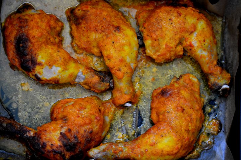 Udka dyniowo -  imbirowe z pikantną curry 