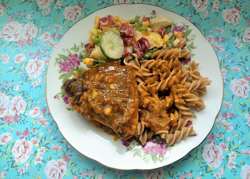 Udka gotowane z mrożoną dynią  Udka gotowane z mrożoną dynią